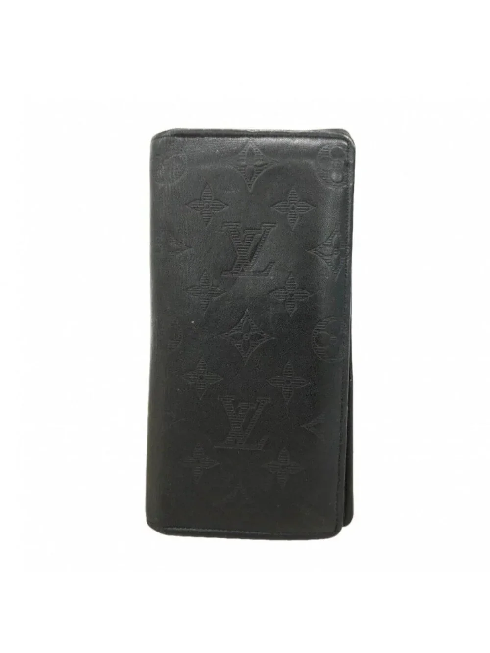 Louis Vuitton Wallet Monogram Shadow Portefeuille Brazza Black